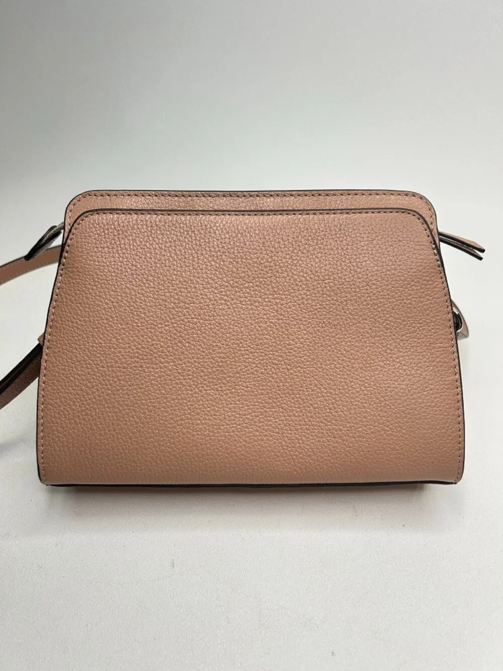 BRIGHTON Beckman Organizer Bag (Buff) Pebbled Leather Crossbody Bag $415